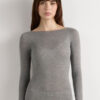 Boat Neck Modal Cashmere Ultralight Top