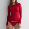 Boat Neck Modal Cashmere Ultralight Top