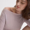 Boat Neck Modal Cashmere Ultralight Top