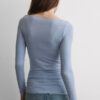 Boat Neck Modal Cashmere Ultralight Top