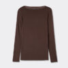 Boat Neck Modal Cashmere Ultralight Top