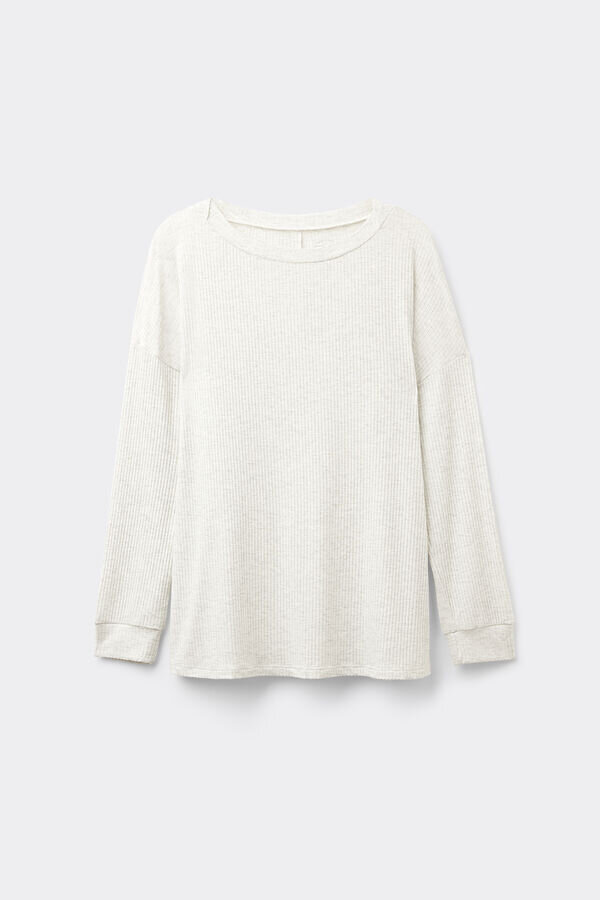 Comfort Chic Bateau Neck Long Sleeve Modal Top Comfort Chic Bateau Neck Long Sleeve Modal Top