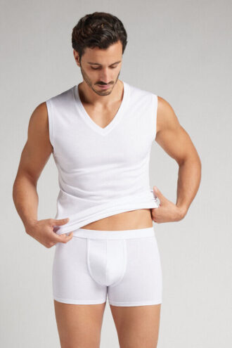 Ensiluokkaiset puuvillaiset bokserit