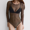 Flirt Fearlessly pitkähihainen Lace Bodysuit Flirt Fearlessly pitkähihainen Lace Bodysuit