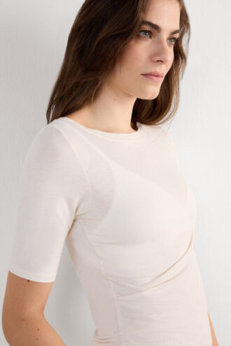 Fresh Bamboo Bateau Neck Top