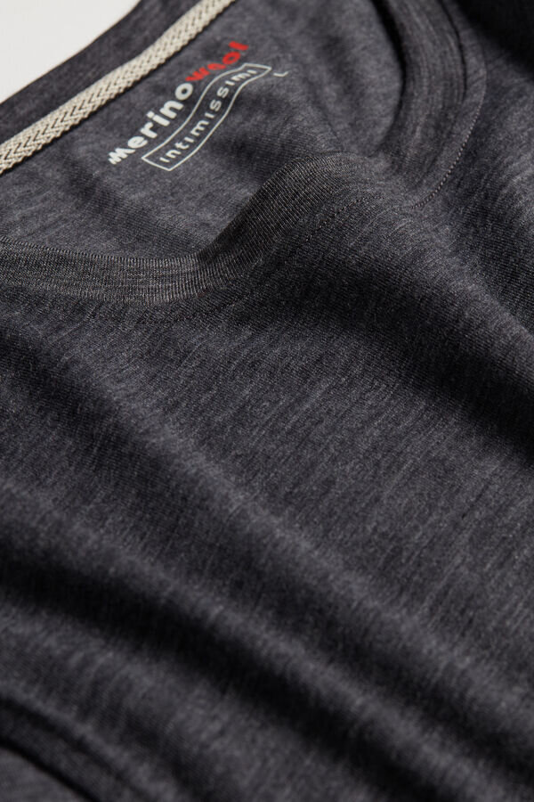 Joustava merinovillainen lyhythihainen T-paita Joustava merinovillainen lyhythihainen T-paita