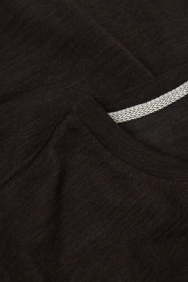 Joustava merinovillainen lyhythihainen T-paita Joustava merinovillainen lyhythihainen T-paita