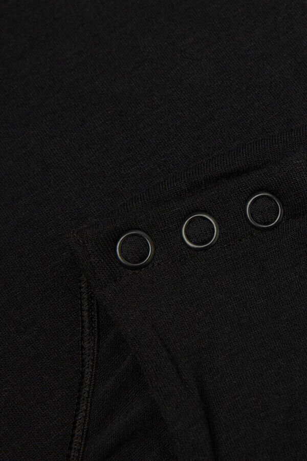 Korkea kaulus bodysuit ultralight-modalista ja kashmirista Korkea kaulus bodysuit ultralight-modalista ja kashmirista