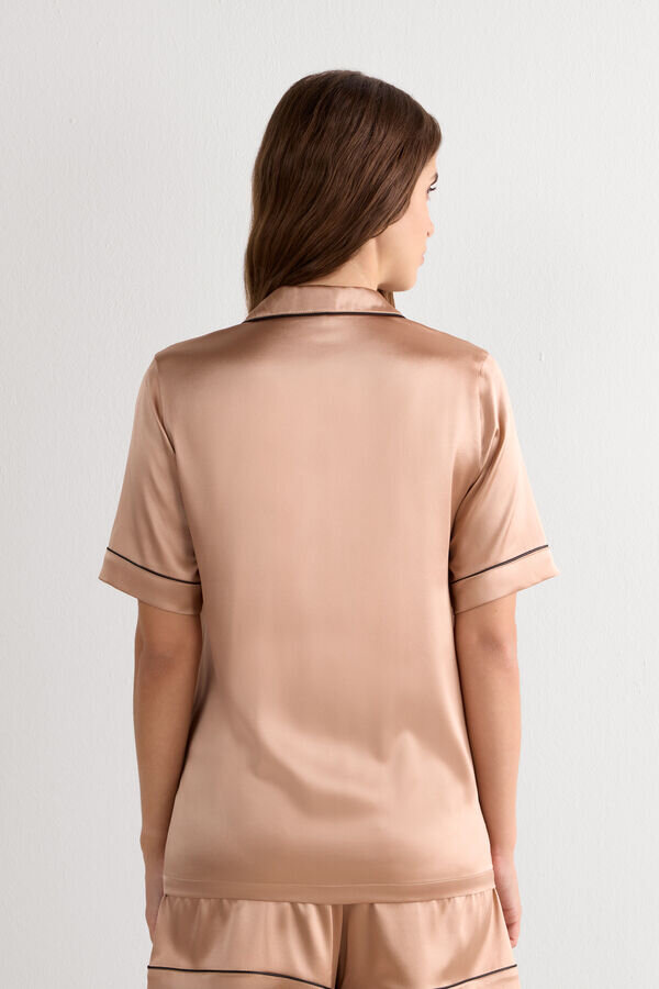 Miesten leikkaus Lyhythihainen silkkipaita Miesten leikkaus Lyhythihainen silkkipaita