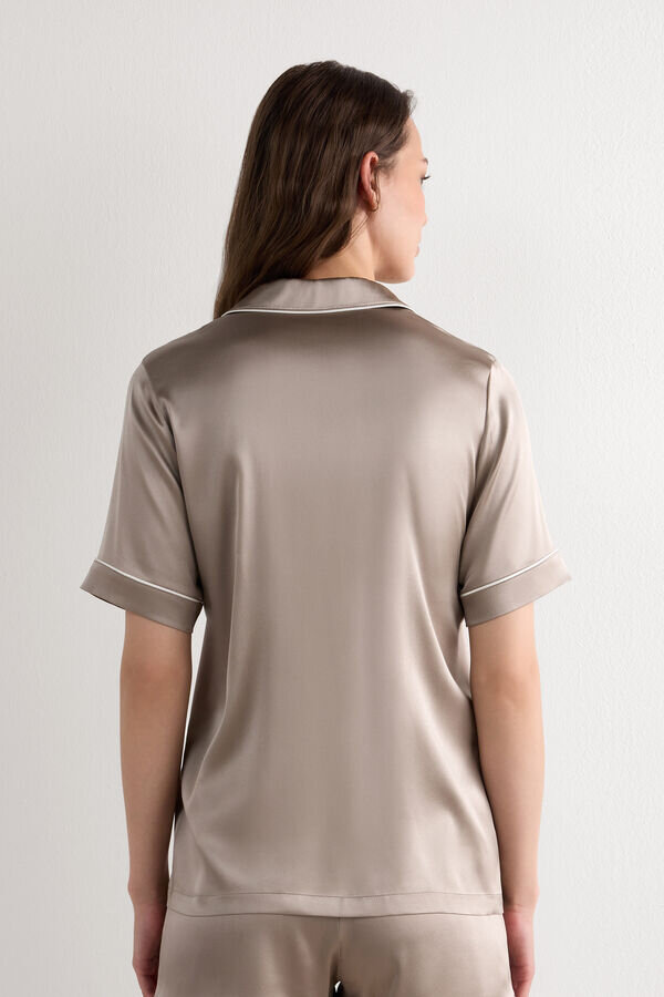 Miesten leikkaus Lyhythihainen silkkipaita Miesten leikkaus Lyhythihainen silkkipaita