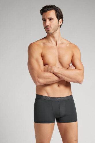 Mikrokuituiset bokserit logolla