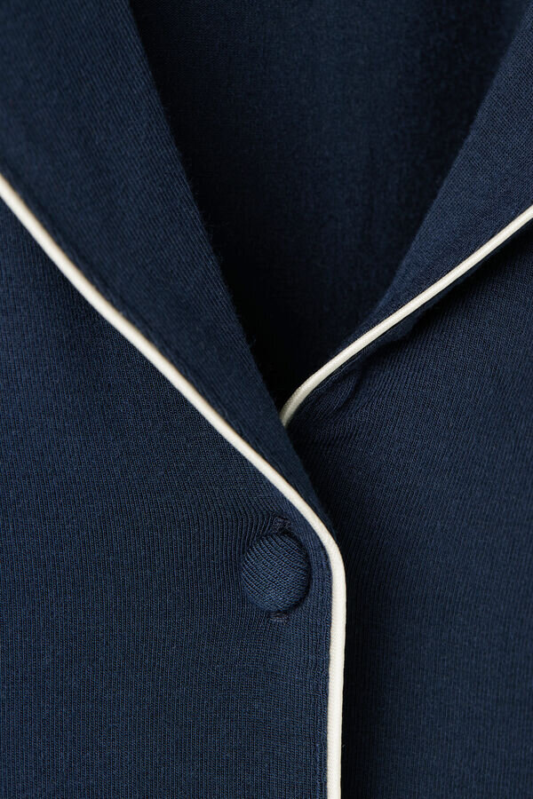 Modaalista valmistettu lyhythihainen napituspaita Modaalista valmistettu lyhythihainen napituspaita