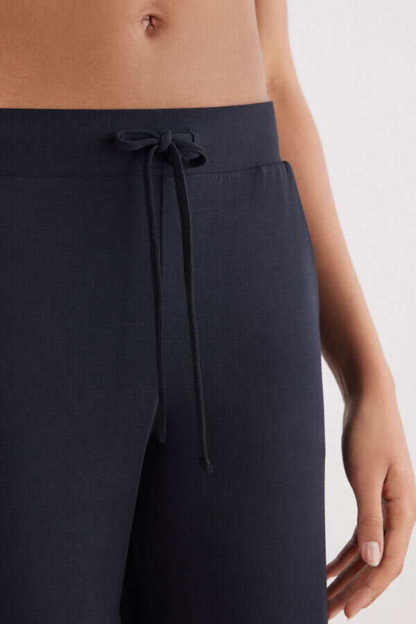 Modal-palazzohousut, täyspitkät Modal-palazzohousut, täyspitkät