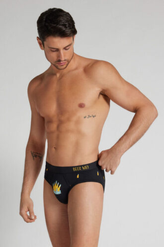 Oluttölkkipainatus Superior-puuvillapöksyt