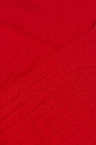 Pehmeät puuvillaiset ribbineulotut lyhyet sukat