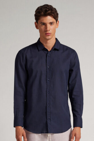 Pellava- ja puuvillapaita