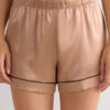Piped Silk Shorts Piped Silk Shorts