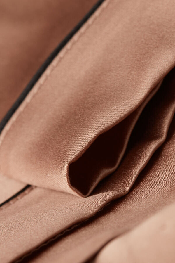 Piped Silk Shorts Piped Silk Shorts