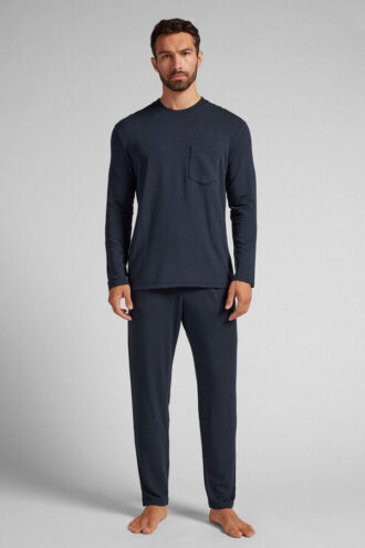 Pitkä pehmeä modal-pyjama