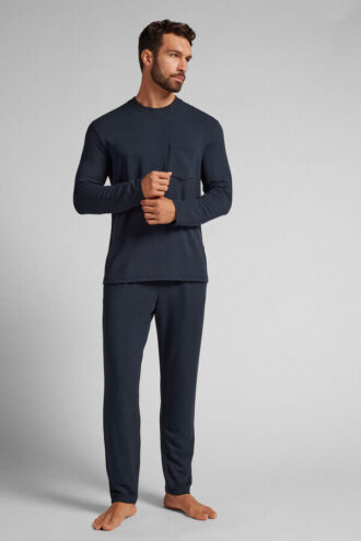 Pitkä pehmeä modal-pyjama