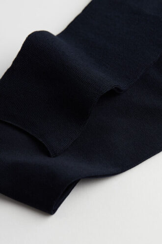 Pitkät satiiniset egyptiläisen puuvillan sukat