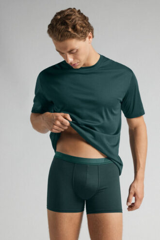 Premium-luokan merseroitu puuvilla, logolla varustetut bokserit