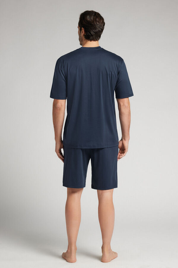 Premium-luokan merseroitu puuvilla, lyhyt pyjama Premium-luokan merseroitu puuvilla, lyhyt pyjama