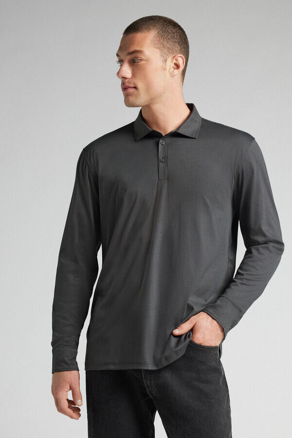 Premium-luokan merseroitu puuvillapikeepaita Premium-luokan merseroitu puuvillapikeepaita