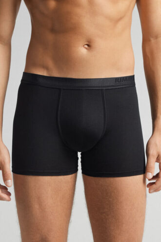 Premium-merceroitu puuvilla Logo-boksershortsit