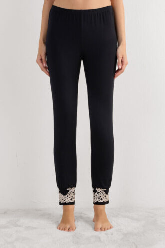 Pretty Flowers -modal-housut, täyspitkät, lahkeensuut