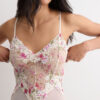 Pretty Flowers -printtinen tylli- ja Lace Bodysuit Pretty Flowers -printtinen tylli- ja Lace Bodysuit