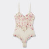 Pretty Flowers -printtinen tylli- ja Lace Bodysuit Pretty Flowers -printtinen tylli- ja Lace Bodysuit