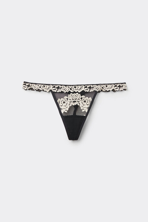 Pretty Flowers -tyllinen G-string Pretty Flowers -tyllinen G-string
