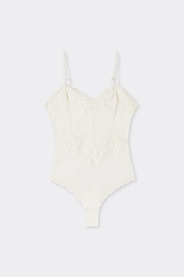 Pretty Flowers -tyllinen ja Lace Bodysuit Pretty Flowers -tyllinen ja Lace Bodysuit