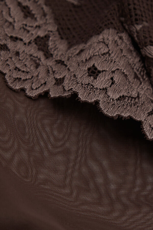 Pretty Flowers -tyllinen ja Lace Bodysuit Pretty Flowers -tyllinen ja Lace Bodysuit