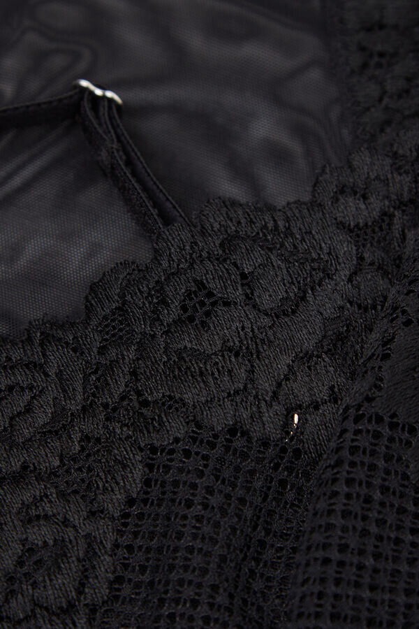 Pretty Flowers -tyllinen ja Lace Bodysuit Pretty Flowers -tyllinen ja Lace Bodysuit