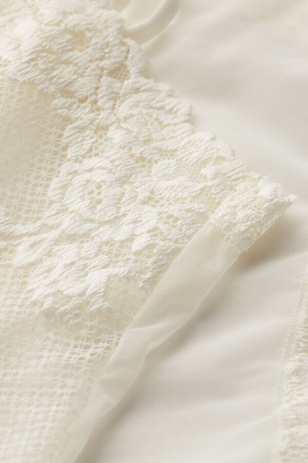 Pretty Flowers -tyllinen ja Lace Bodysuit Pretty Flowers -tyllinen ja Lace Bodysuit