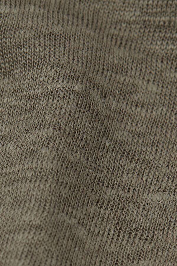 Puhdas pellavainen lyhythihainen paita pellavakankaasta Puhdas pellavainen lyhythihainen paita pellavakankaasta