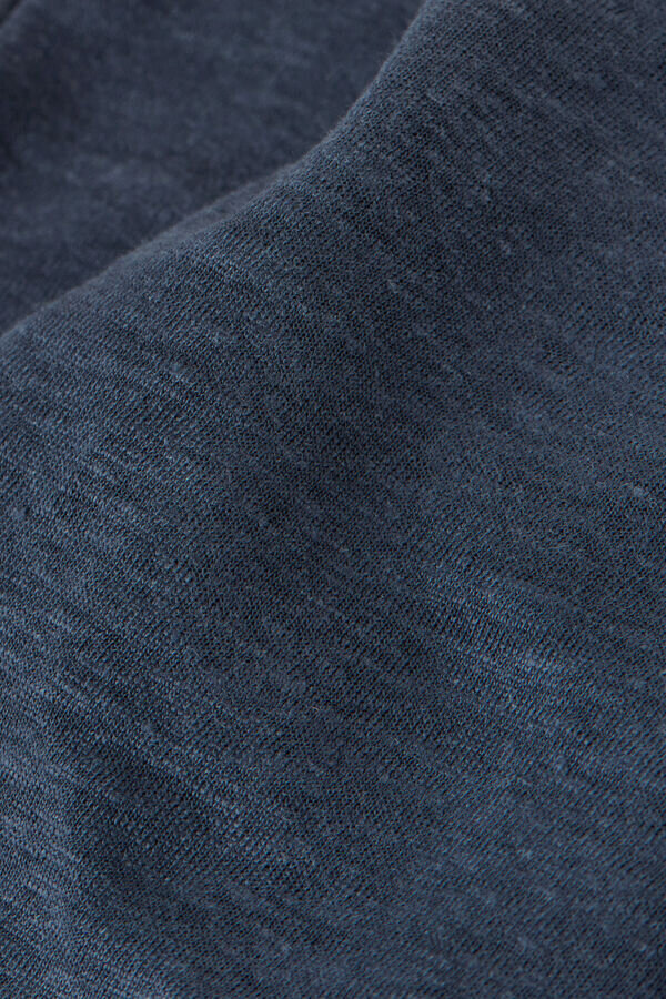 Puhdas pellavainen lyhythihainen toppi Puhdas pellavainen lyhythihainen toppi