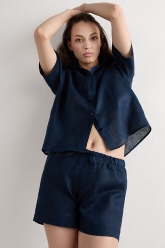 Puhdas pellavashortsit pellavakankaasta