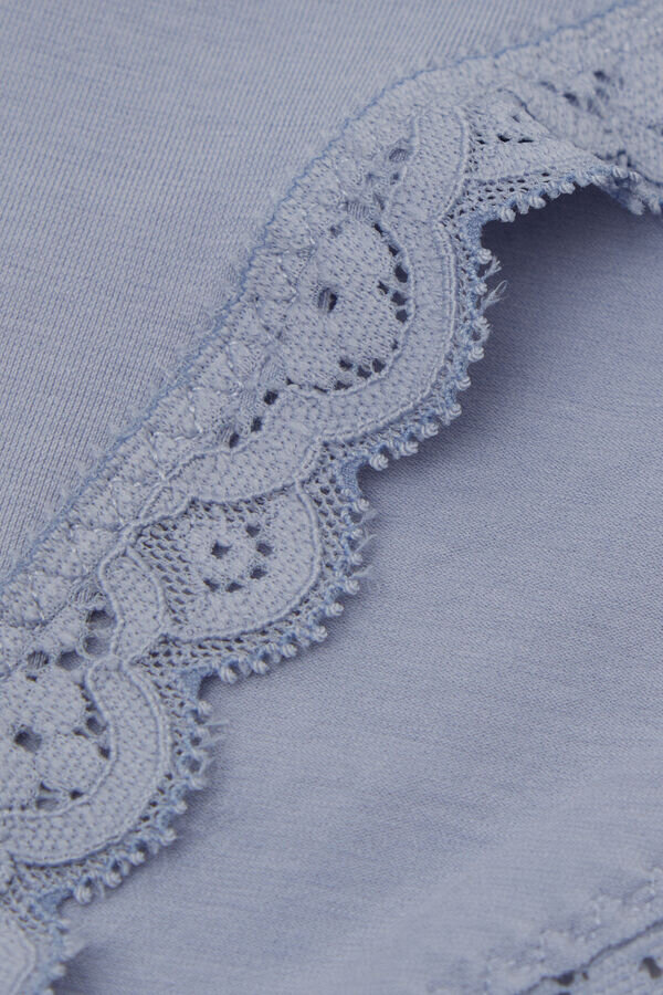 Puuvilla- ja pitsialushousut Puuvilla- ja pitsialushousut