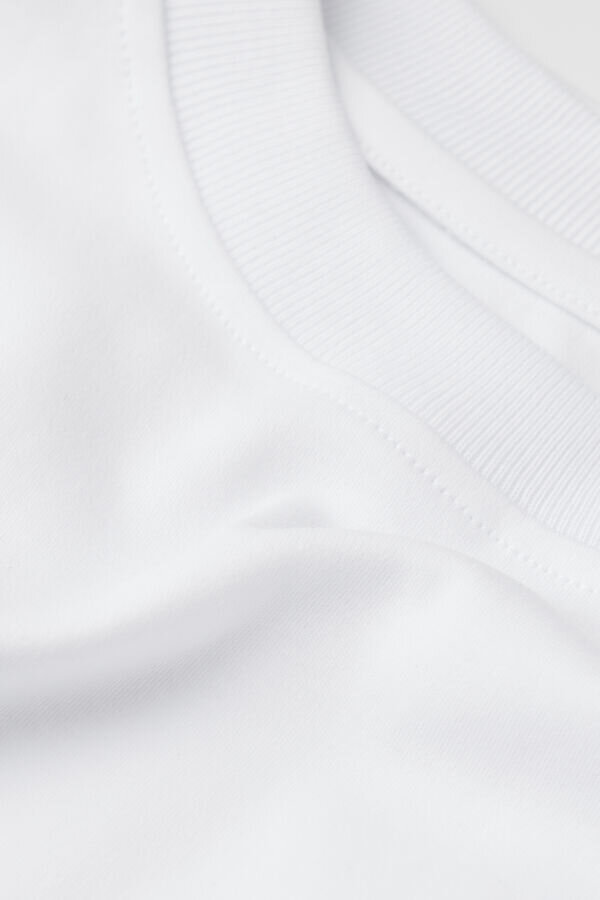 Puuvillainen interlock-oversized-T-paita Puuvillainen interlock-oversized-T-paita