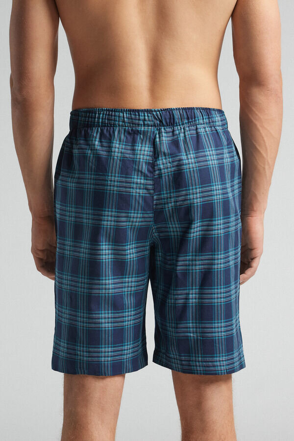 Ruudulliset kangas shortsit Ruudulliset kangas shortsit