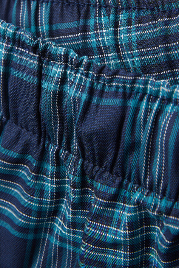 Ruudulliset kangas shortsit Ruudulliset kangas shortsit