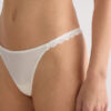 Silkki- ja pitsinen G-string