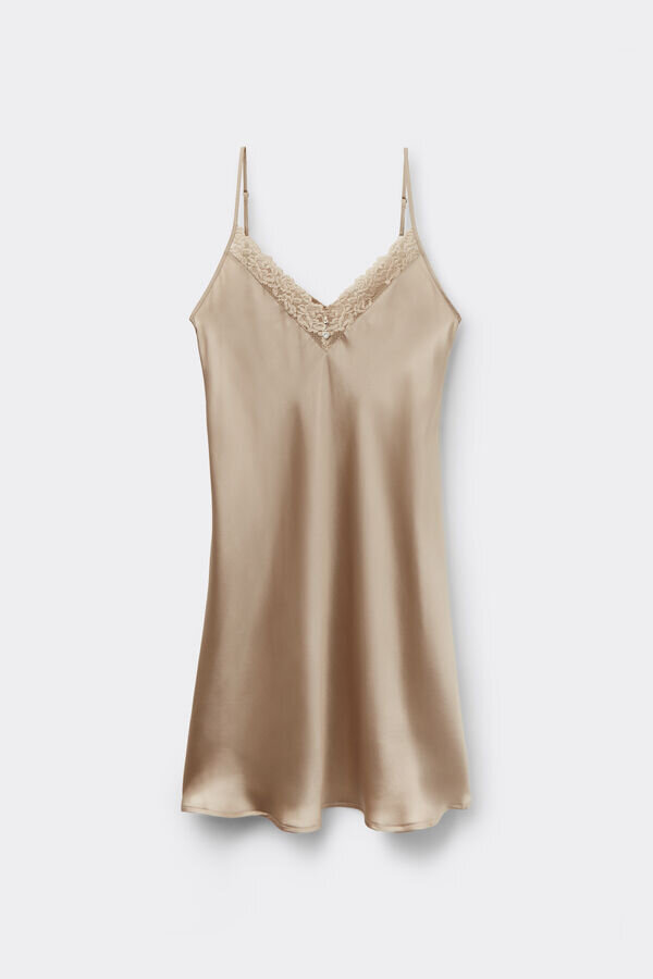 Silkkikukat Silkki- ja pitsinen aluspaita Silkkikukat Silkki- ja pitsinen aluspaita