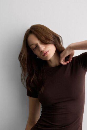 Stretch Superior Cotton -lyhythihainen toppi