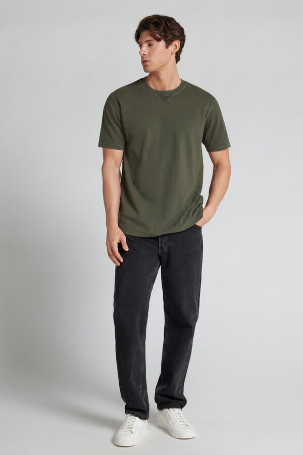 Washed Collection Pique T-paita Washed Collection Pique T-paita